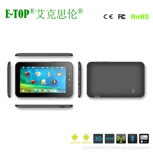 7" Tablet PC / MID with Android 4.0 OS, RAM 1GB DDR3, 16g Nand Flash WiFi Bt